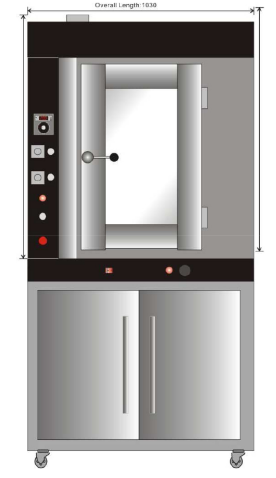 Llò nướng kiểu quay 8 khay CYF-ROC8