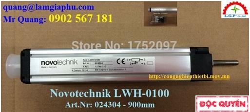 Cảm biến vị trí Novotechnik LWH-0100, P/N 024304