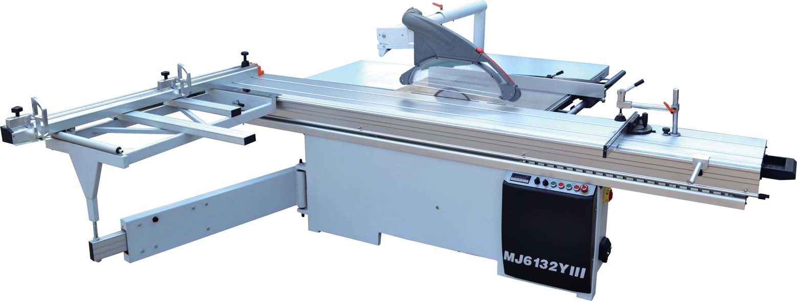 Máy cưa bàn trượt 2 lưỡi - MJ6132YIII