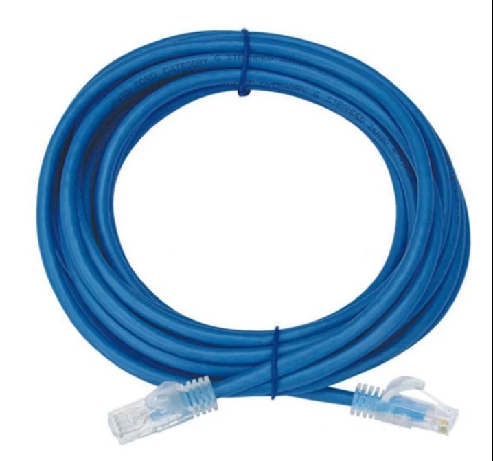 Dây cáp mạng cat6e  bấm sẵn 2 đầu 20m (Xanh)