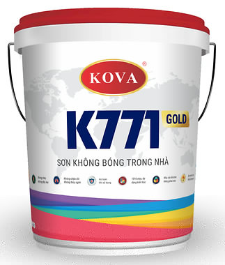K771- GOLD sơn không bóng trong nhà
