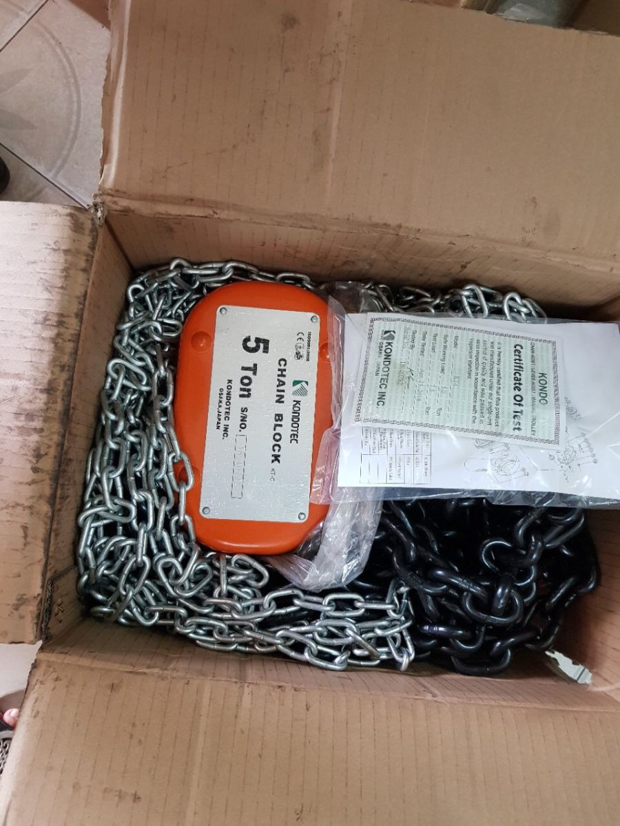 Pa lăng xích kéo tay Kondotec