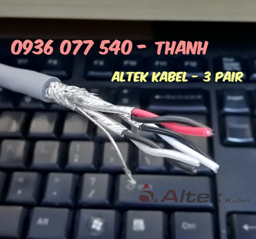 Cáp tín hiệu vặn xoắn chống nhiễu AWG Altek kabel