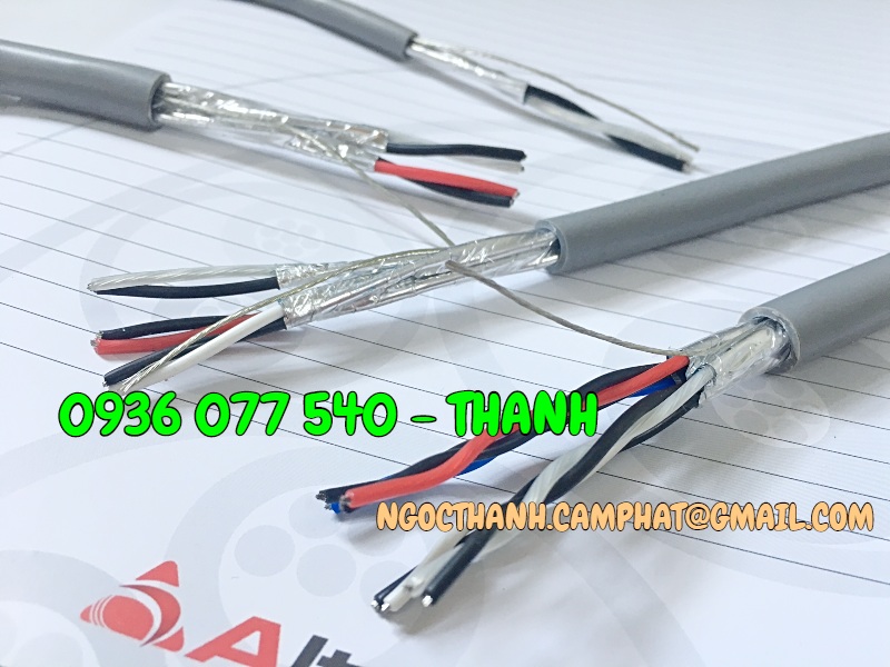 Cáp âm thanh, cáp tín hiệu vặn xoắn chống nhiễu 22AWG, 20AWG, 18AWG, 16AWG Altek Kabel