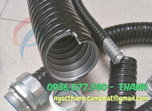 Ống ruột gà lõi thép bọc nhựa PVC