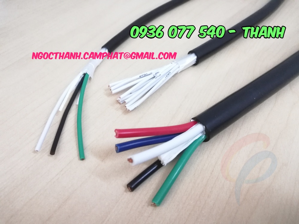 Cáp điều khiển mềm RVV, không lưới chống nhiễu RVV