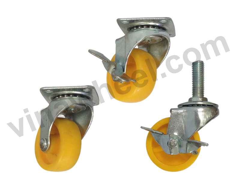 Bánh xe đẩy Siêu Thanh 25x13mm