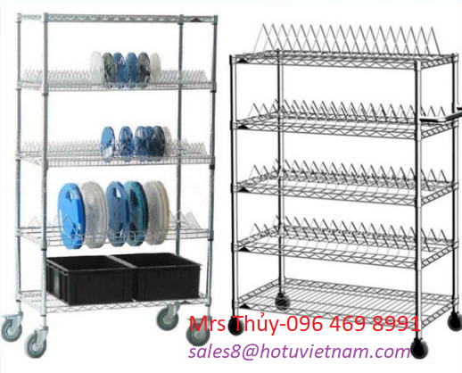 Xe đẩy linh kiện, xe đẩy vật tư, xe đẩy công nghiệp