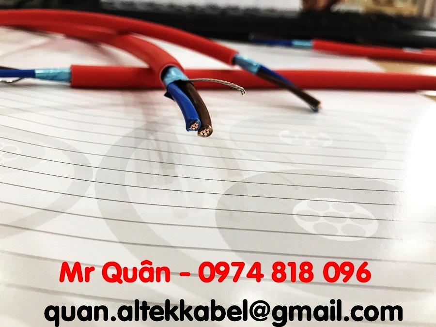 C&aacute;p chống ch&aacute;y chống nhiễu 2x1.5 - FR21500