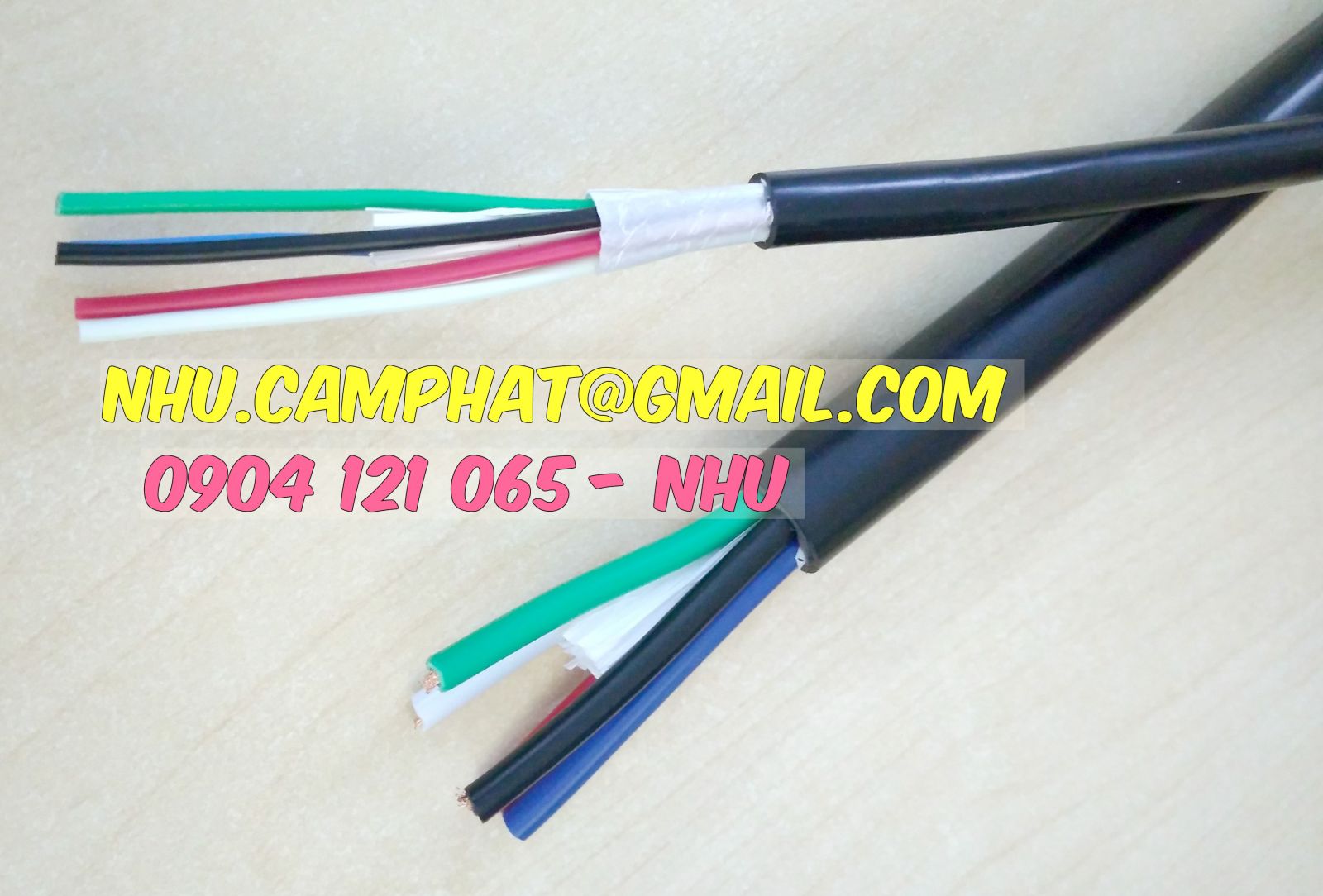 Cáp điều khiển sangjin nhiều ruột có chống nhiẽu