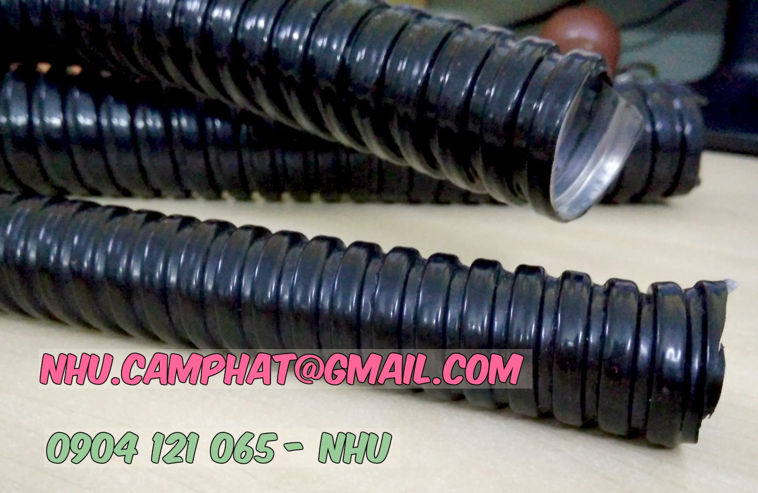 Đại lý ống ruột gà, đại lý ống kẽm đàn hồi bọc nhựa pvc