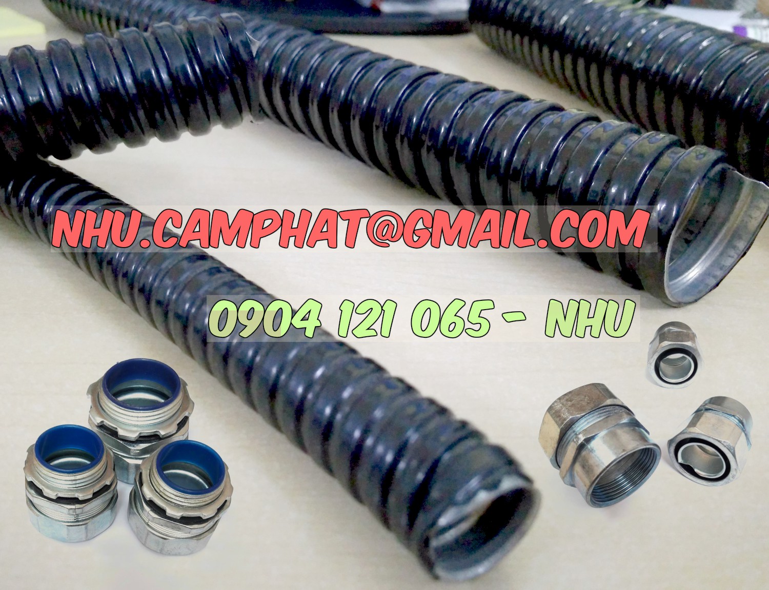 Đại lý ống ruột gà, đại lý ống kẽm đàn hồi bọc nhựa pvc