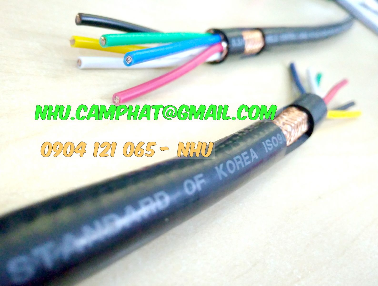 Đại lý cáp điều khiển sangjin nhiều lõi nhập khẩu