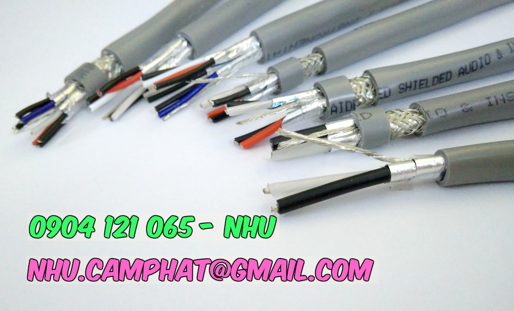 Dây cáp nhập khẩu giá rẻ, dây cáp tín hiệu vặn xoắn awg