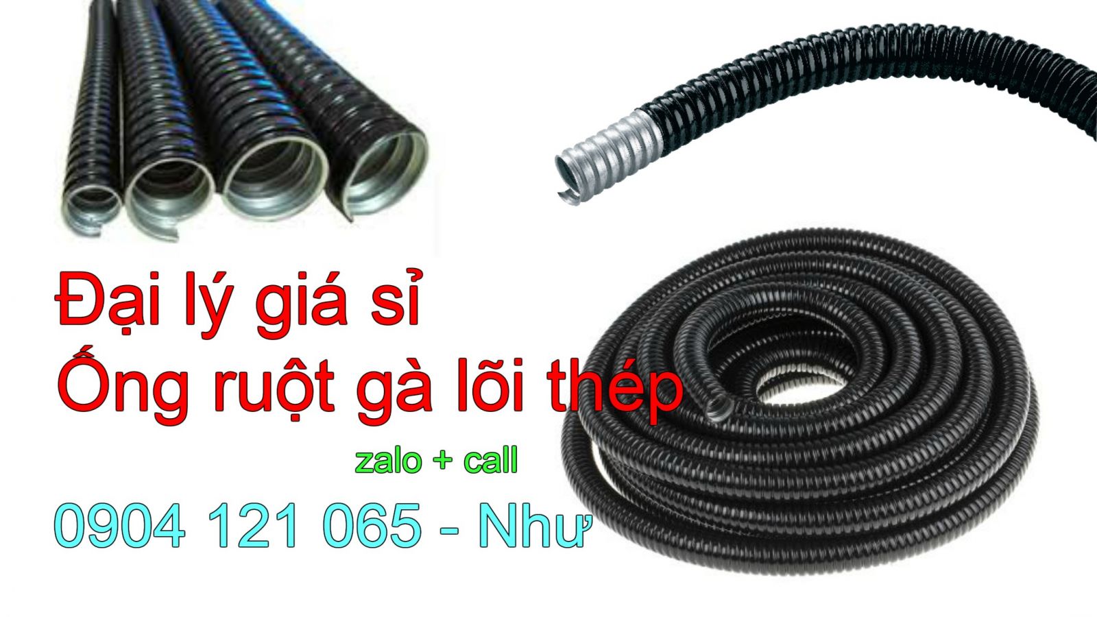 Đại lý ống ruột gà lõi thép phi 16, phi 20, phi 25, phi 32 giá rẻ