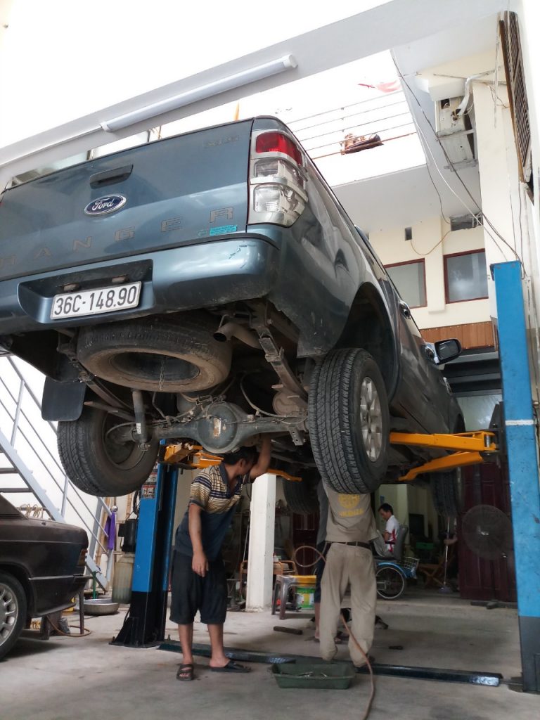 Sửa chữa –  bảo dưỡng khung gầm các loại ô tô