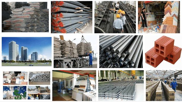 Vật liệu xây dựng các loại