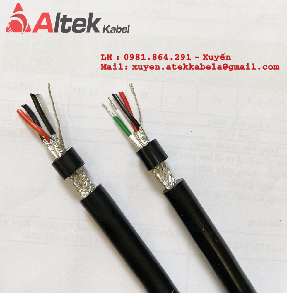 Cáp điện tín hiệu RS485 1Pair 18AWG chính hãng Altek Kabel