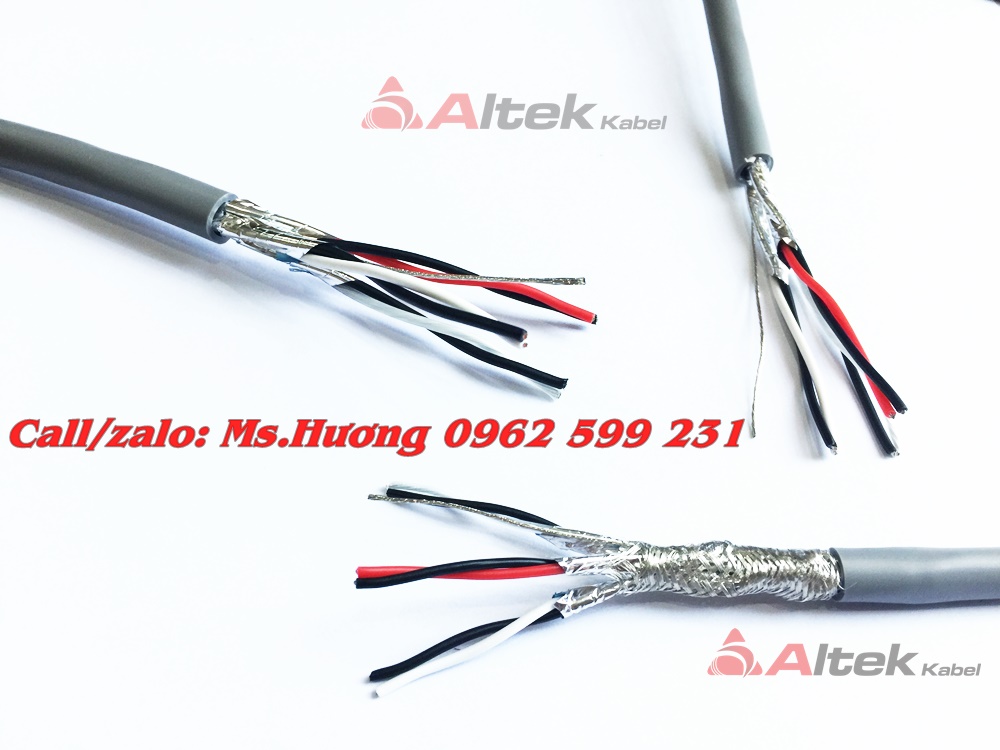 Cáp tín hiệu vặn xoắn chống nhiễu 1 Pair, 2 Pair Shield