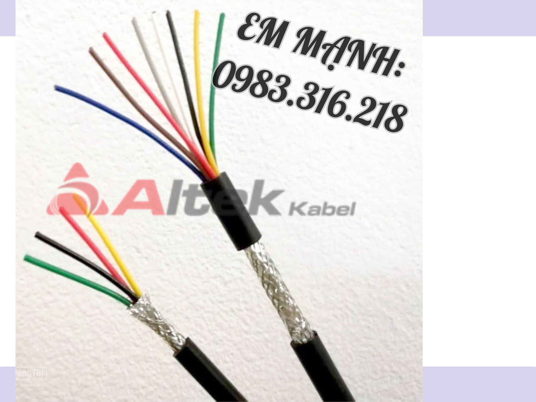 Cáp Tín hiệu  chống nhiễu Altek Kabel  Tiết diện 0.22mm2