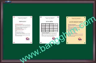 Bảng ghim khung gỗ mẫu khung BC 316